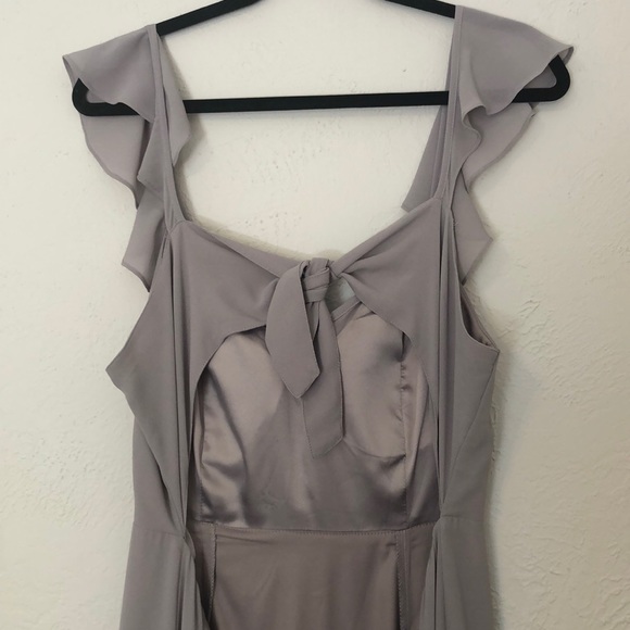 BHLDN Anthropologie Diana wedding bridesmaid formal ruffle maxi dress gown - Picture 4 of 7